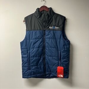 The North Face Everyday Insulated Vest Blue Moon Brewing Logo Men’s Medium NWT